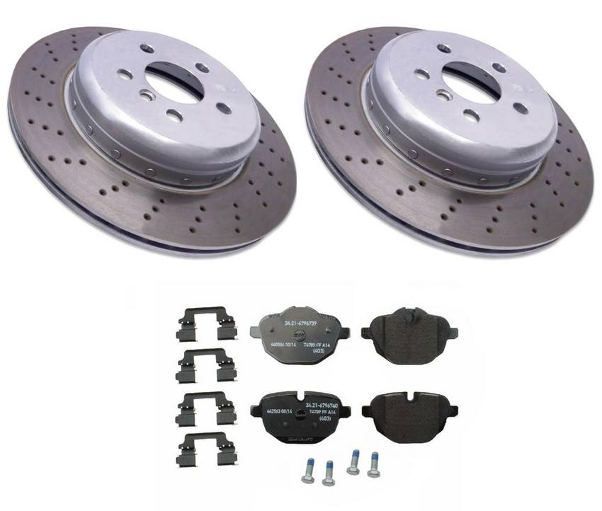 BMW Brake Kit - Pads and Rotors Rear (330mm)